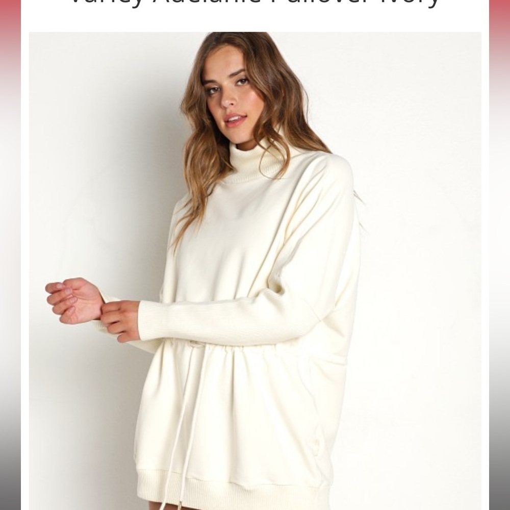 Varley Adelaide pullover in ivory - Picture 7 of 7
